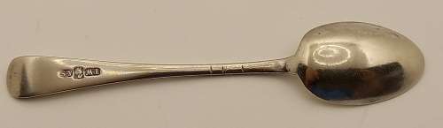 Antique spoon with unidentified TW&S Hallmark - Silver or Silver Plated -  126mm 15,6 grams