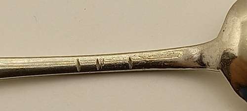 Antique spoon with unidentified TW&S Hallmark - Silver or Silver Plated -  126mm 15,6 grams
