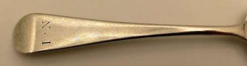Antique 1800 Sterling Silver Spoon Samuel Godbehere, Edward Wigan & James Boult , 130mm 16,06 grams