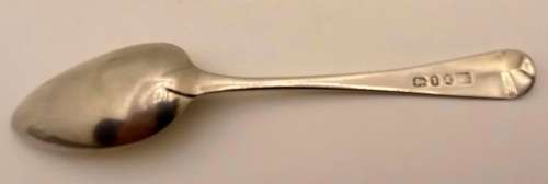 Antique 1800 Sterling Silver Spoon Samuel Godbehere, Edward Wigan & James Boult , 130mm 16,06 grams