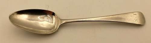 Antique 1800 Sterling Silver Spoon Samuel Godbehere, Edward Wigan & James Boult , 130mm 16,06 grams