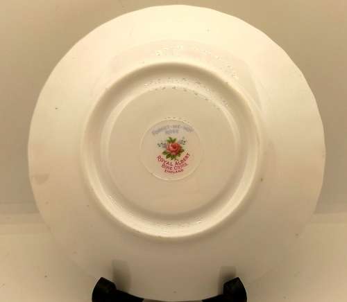 Vintage Royal Albert `Forget-Me-Not Rose` Bone China Saucer 140mm- England