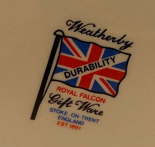 Vintage Mug by Weatherby Royal Falcon Stroke-on Trent England 145x130x100mm
