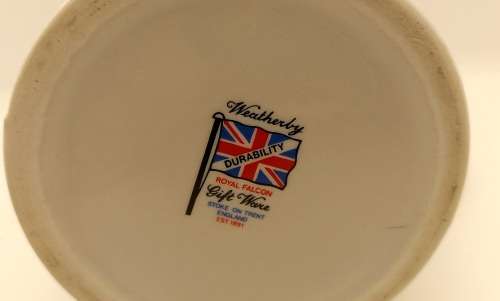 Vintage Mug by Weatherby Royal Falcon Stroke-on Trent England 145x130x100mm