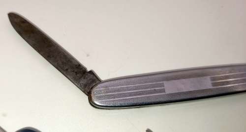 Vintage Richards Lamp Post Brand Key Knife Made in Sheffield england and 2 other old pocket knifes