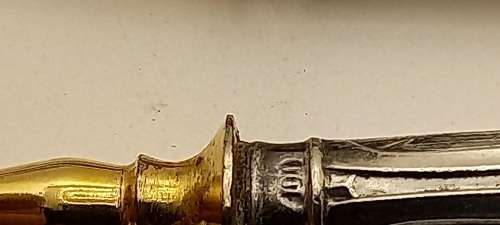 2 Antique forks with Silver (.800) Handles 134mm