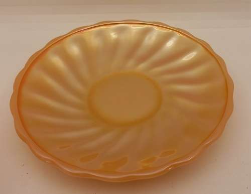 1940 -1950s Vintage Anchor Hocking Fire-King Glass Peach Lusterware Demitasse Duo-USA-(5 available)
