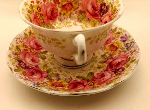 Vintage Royal Albert "Serena"  Trio - (Gold on rim Faded) (8 Available)
