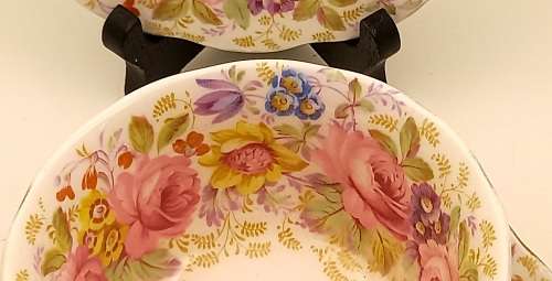 Vintage Royal Albert "Serena"  Trio - (Gold on rim Faded) (8 Available)