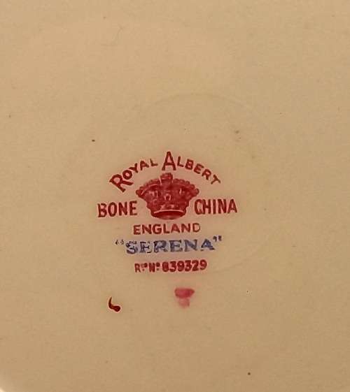 Vintage Royal Albert "Serena"  Trio - (Gold on rim Faded) (8 Available)