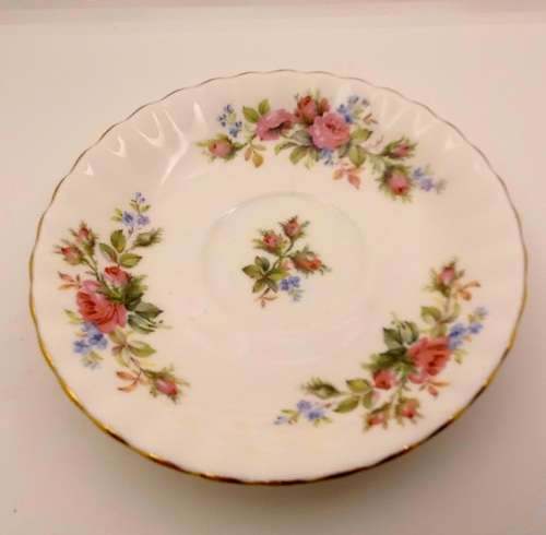 Vintage 1956 Royal Albert Moss Rose Saucer  - No damage 141mm