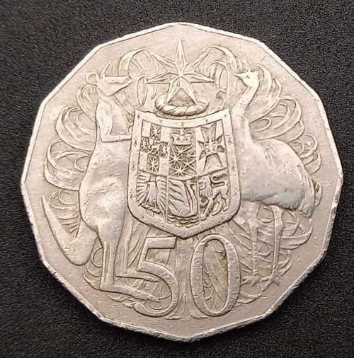 1978 Australia 50 Cents - Elizabeth II 2nd Portrait - Dodecagonal type