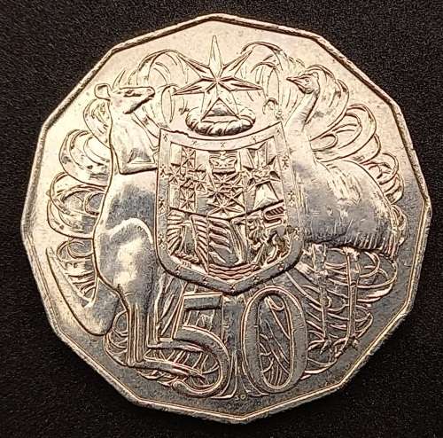 2007 Australia 50 Cents - Elizabeth II 4th Portrait