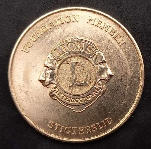 Flight for life Lions Foundation members medallion