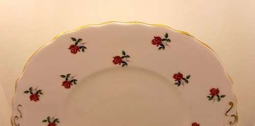 Vintage COLCLOUGH Bone China Cake Plate Made in England  Excellent Condition