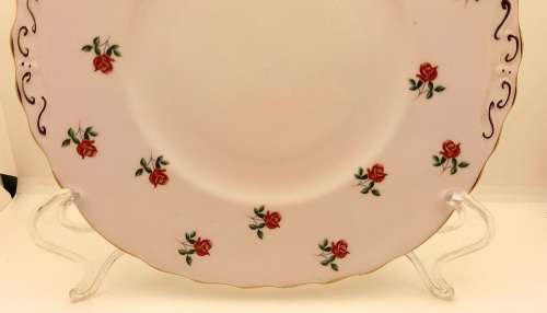 Vintage COLCLOUGH Bone China Cake Plate Made in England  Excellent Condition