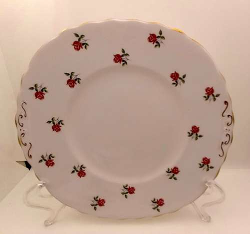 Vintage COLCLOUGH Bone China Cake Plate Made in England  Excellent Condition