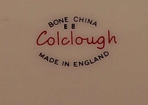 Vintage COLCLOUGH Bone China Cake Plate Made in England  Excellent Condition