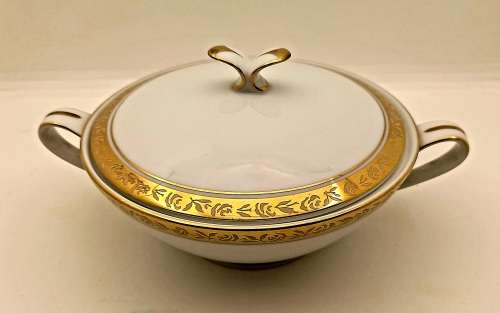 Vintage Noritake 'ASHLEIGH' 6224 Sugar Bowl with Lid -Japan U.S Design-Excellent