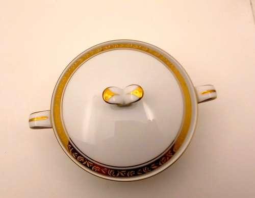 Vintage Noritake 'ASHLEIGH' 6224 Sugar Bowl with Lid -Japan U.S Design-Excellent