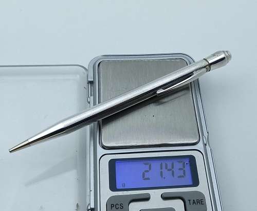 Vintage C1934 Life Long Sterling .925 Silver Ladies Pencil in original box with instructions