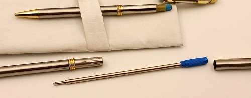The Touch of Mink Pen and Pencil set Metallic and Lacquer