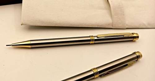 The Touch of Mink Pen and Pencil set Metallic and Lacquer