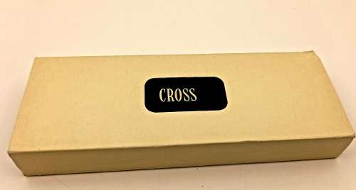 Vintage Cross Classic Black 2502 Ballpoint Pen -With case -Branded