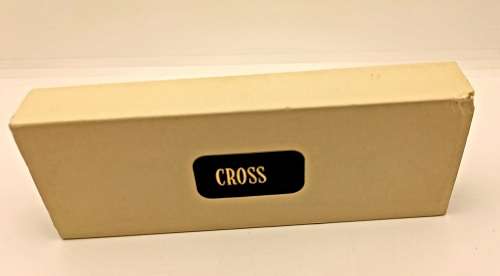 Vintage Cross Classic Black 2502 Ballpoint Pen -With case -Branded