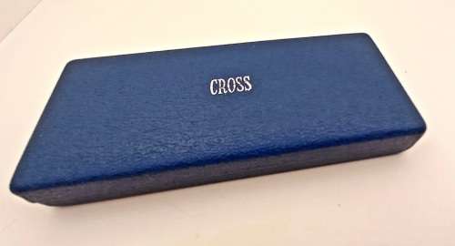 Vintage Cross Lustrous Chrome No 3604 Soft-tip pen with 2 refills in box -Ink is ok