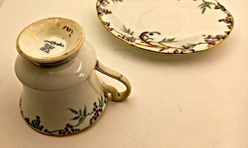 Vintage Paragon Trio Bone China -(Cup have hairline crack and stained )