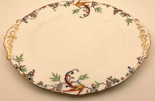 Vintage Paragon oval Cake Plate Bone China made in England-261x215mm