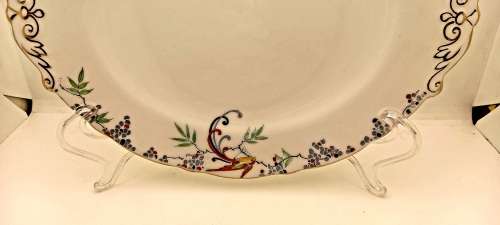 Vintage Paragon oval Cake Plate Bone China made in England-261x215mm