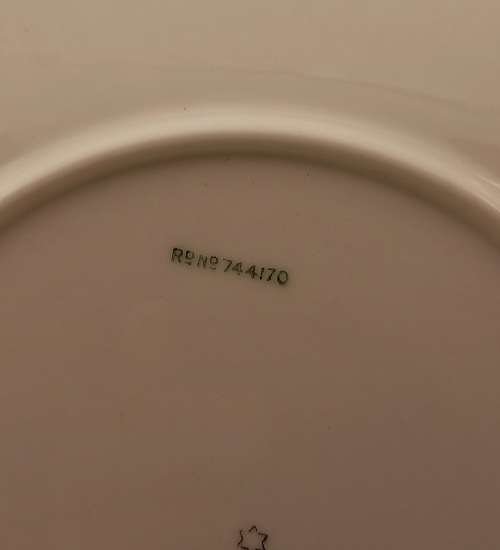 Vintage Paragon oval Cake Plate Bone China made in England-261x215mm