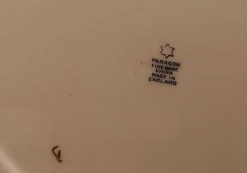 Vintage Paragon oval Cake Plate Bone China made in England-261x215mm