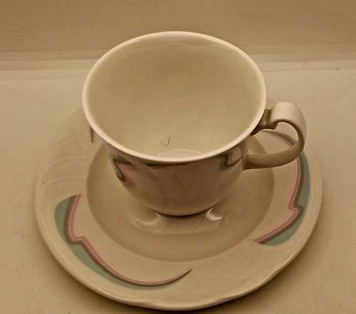 Vintage 1986 Royal Albert Bone China HORIZONS Aurora series Tea Duo -(7 available)