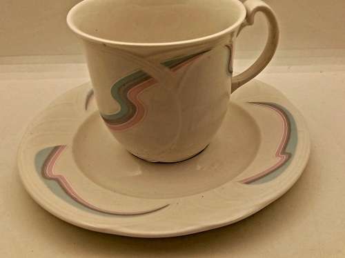 Vintage 1986 Royal Albert Bone China HORIZONS Aurora series Tea Duo -(7 available)