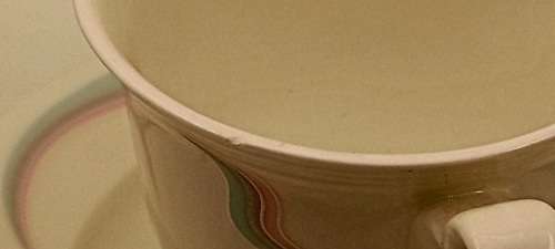 Vintage 1986 Royal Albert Bone China HORIZONS Aurora series Tea Duo -(Cup is chipped)