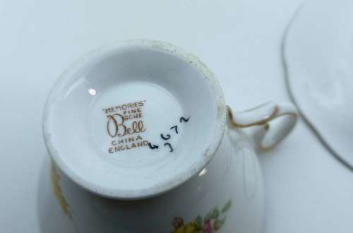 Vintage Bell 'Memories' Duo -Fine Bone China made in England