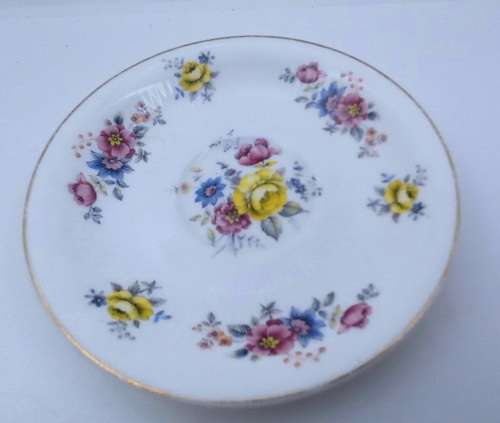 Vintage Mayfair Pottery Coffee Duo Fine bone China (crack on bottom of cup)