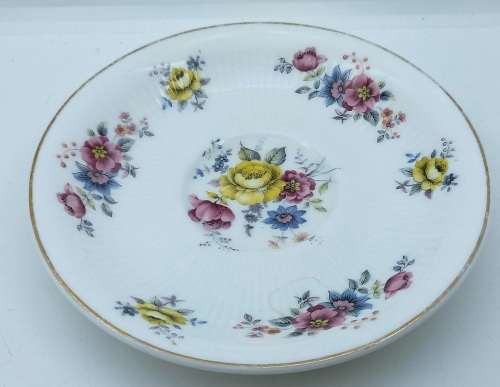 Vintage Mayfair Pottery Coffee Duo Fine bone China (crack on bottom of cup)