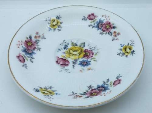 Vintage Mayfair Pottery Coffee Duo Fine bone China (crack on bottom of cup)