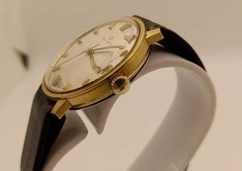 Vintage 1950-1960 MOVADO SUB SEA Swiss Made Mens watch Working-17 Jewels Original strap