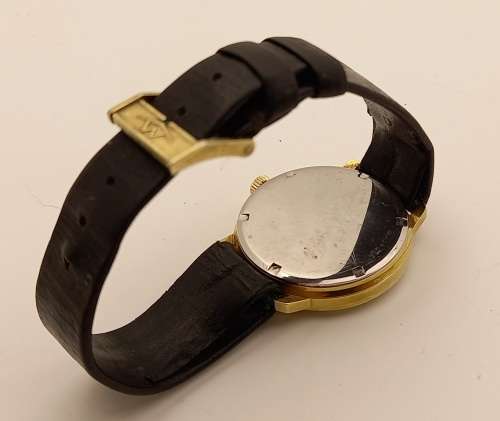 Vintage 1950-1960 MOVADO SUB SEA Swiss Made Mens watch Working-17 Jewels Original strap