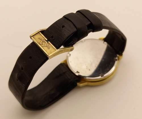 Vintage 1950-1960 MOVADO SUB SEA Swiss Made Mens watch Working-17 Jewels Original strap