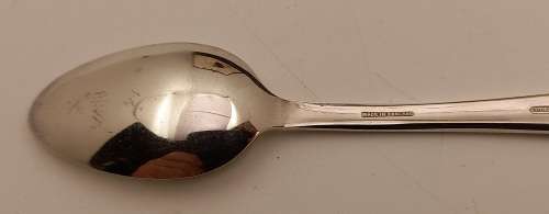 6 Vintage-Angora Silver plated EPNS Tea Spoons and Sugar Tongs in Original box Made in England