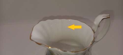 Vintage Royal Albert Berkeley coffee Creamer 90x110x70mm (Hairline Crack )