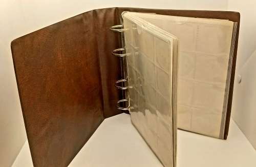 Koloman Handler coin album made in Austria hold 93 coins 225x220mm