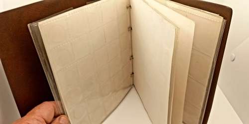 Koloman Handler coin album made in Austria hold 93 coins 225x220mm