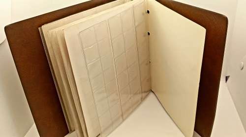 Koloman Handler coin album made in Austria hold 93 coins 225x220mm